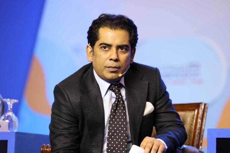 Andaleeve Rahman speaking at the Bay of Bengal Conversation 2026