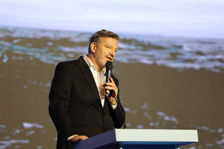 André Wiersig speaking at the Bay of Bengal Conversation 2026
