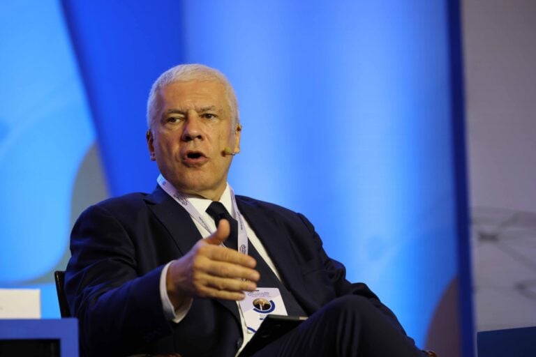 Boris Tadić speaking at the Bay of Bengal Conversation 2026