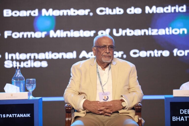 Debapriya Bhattacharya speaking at the Bay of Bengal Conversation 2026