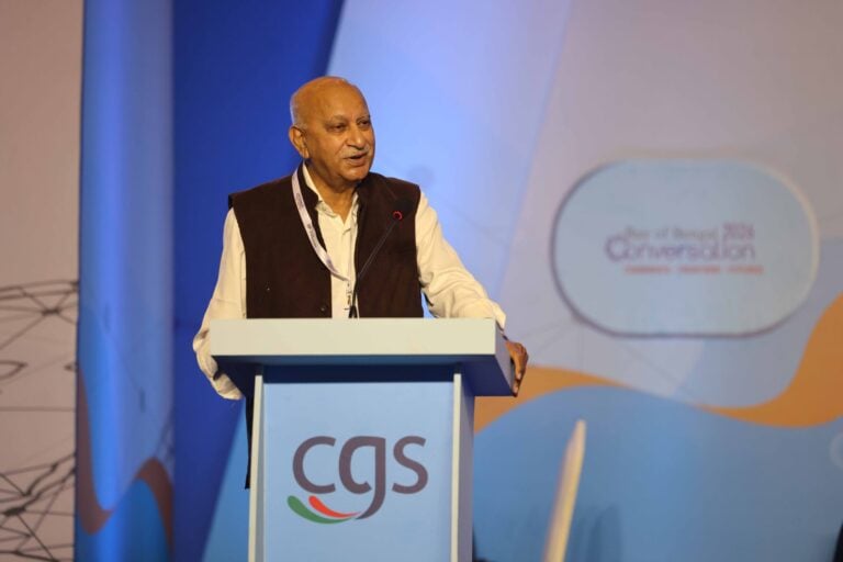 M.J. Akbar speaking at the Bay of Bengal Conversation 2026