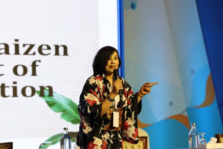Nupur Tewari speaking at the Bay of Bengal Conversation 2026
