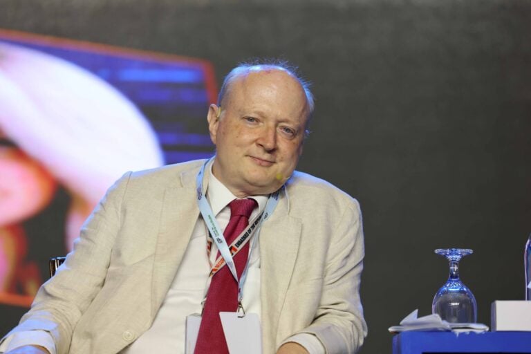 Rüdiger Lotz speaking at the Bay of Bengal Conversation 2026