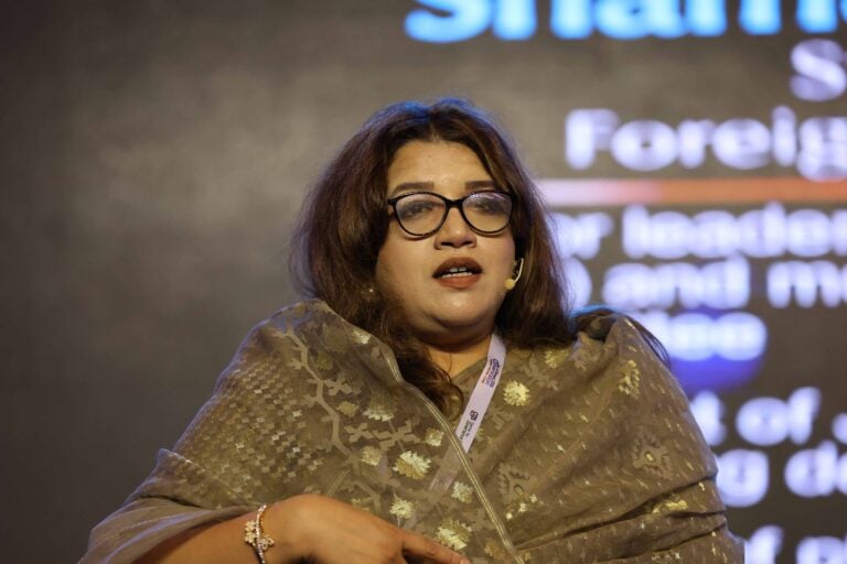 Shama Obaed Islam speaking at the Bay of Bengal Conversation 2026