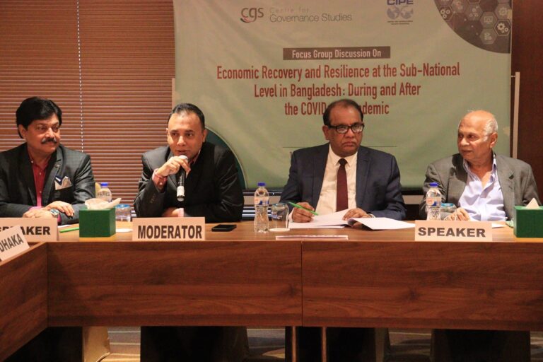Focus Group Discussion On Economic Recovery and Resilience at the Sub-National Level in Bangladesh: During and After the COVID-19 Pandemic, photo 11
