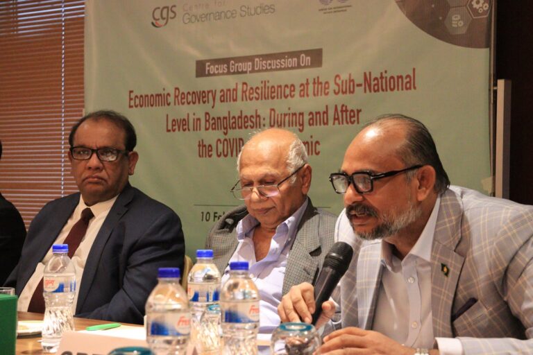 Focus Group Discussion On Economic Recovery and Resilience at the Sub-National Level in Bangladesh: During and After the COVID-19 Pandemic, photo 4