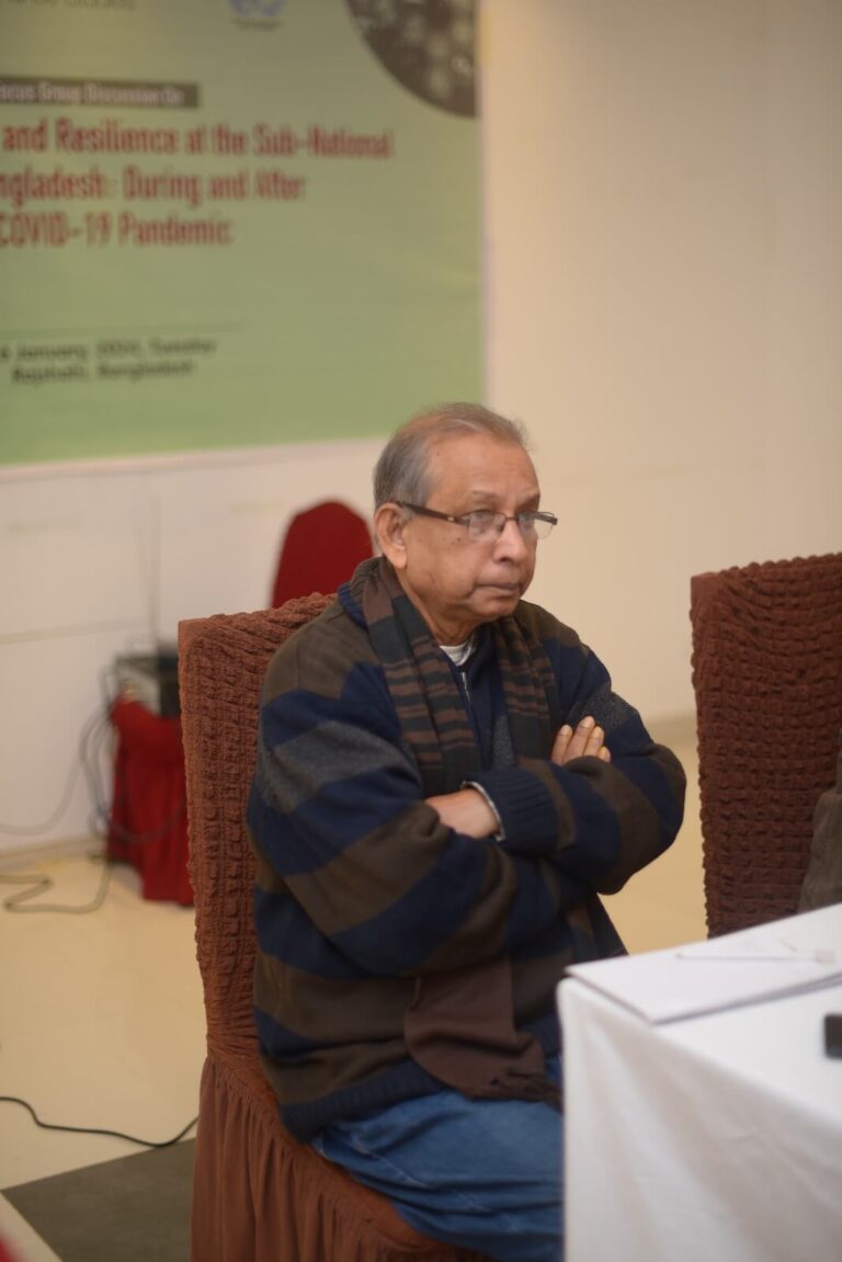 Focus Group Discussion On Economic Recovery and Resilience at the Sub-National Level in Bangladesh: During and After the COVID-19 Pandemic, photo 8